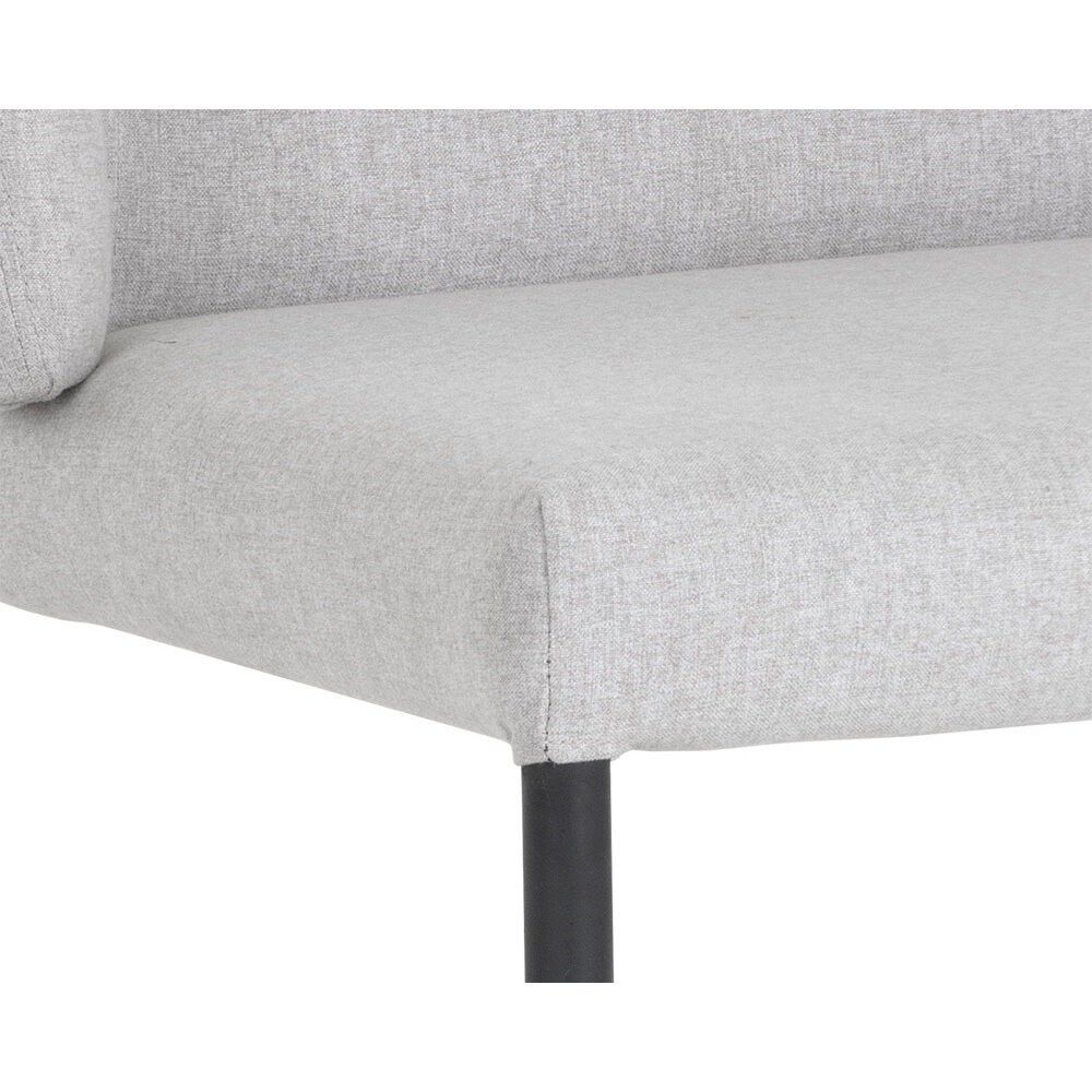 Pearce Light Grey / Bravo Cognac Dining Chair, Set Of 2